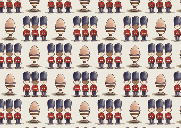 Kings Breakfast, Eggs Kingsmen - Made to Measure Curtains - Image 8